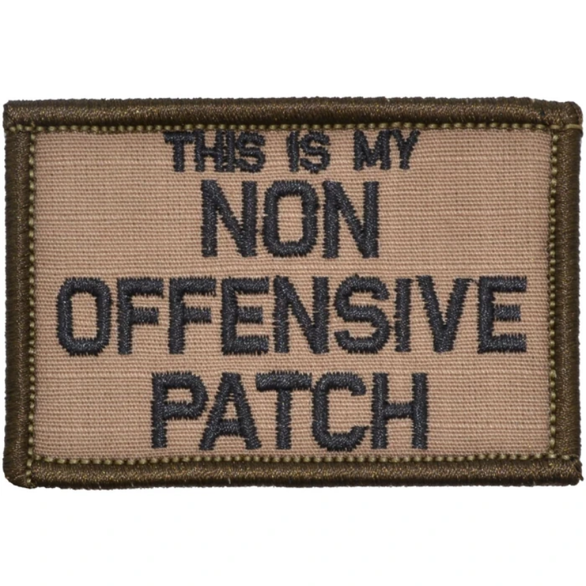 This Is My Non Offensive Patch 2x3 Morale Patch – The Gear House
