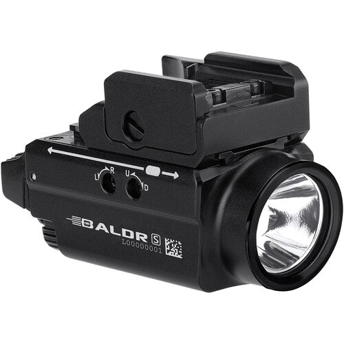 Olight Baldr S Rail Mounted Pistol Light - 800 Lumens, Green Laser