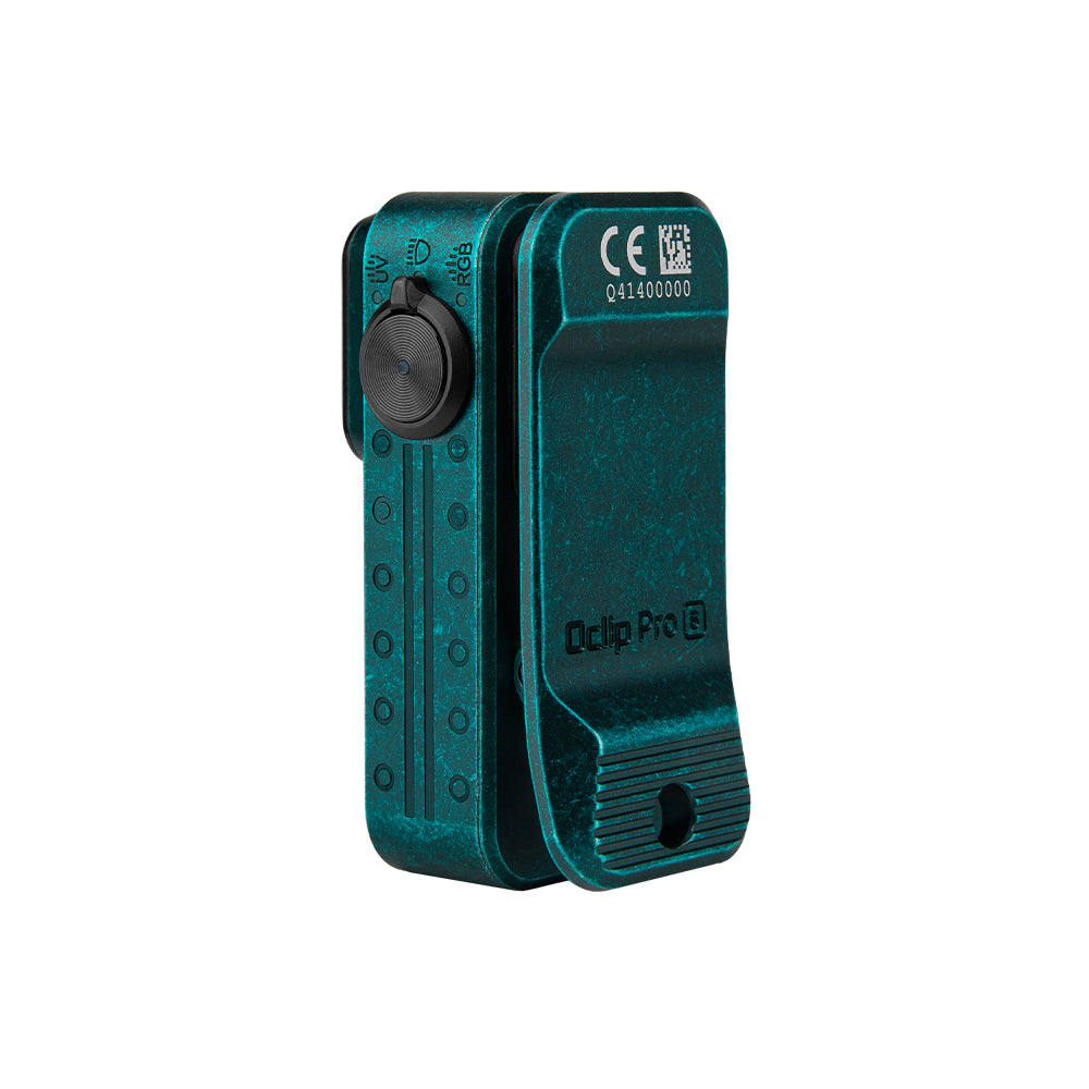 OLIGHT Oclip Pro S - Clip on Flashlight with Light, UV, and RGB Light, 600 Lumens Max