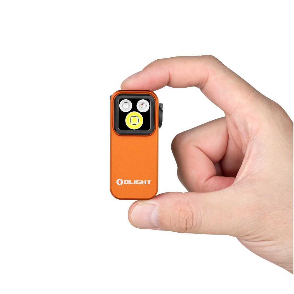 OLIGHT Oclip Pro S - Clip on Flashlight with Light, UV, and RGB Light, 600 Lumens Max