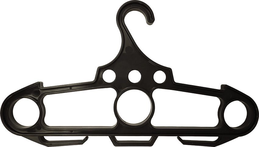 Ontario Jericho Bear Back Hanger with Polypropylene Construction