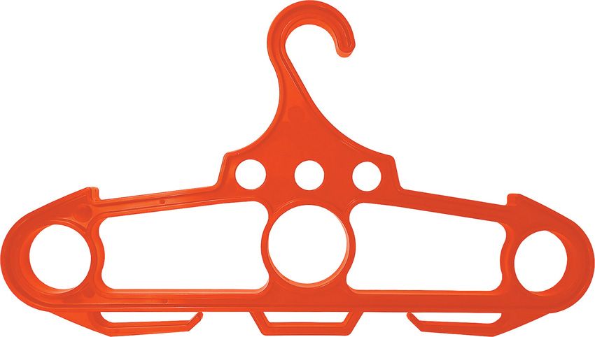 Ontario Jericho Bear Back Hanger with Polypropylene Construction
