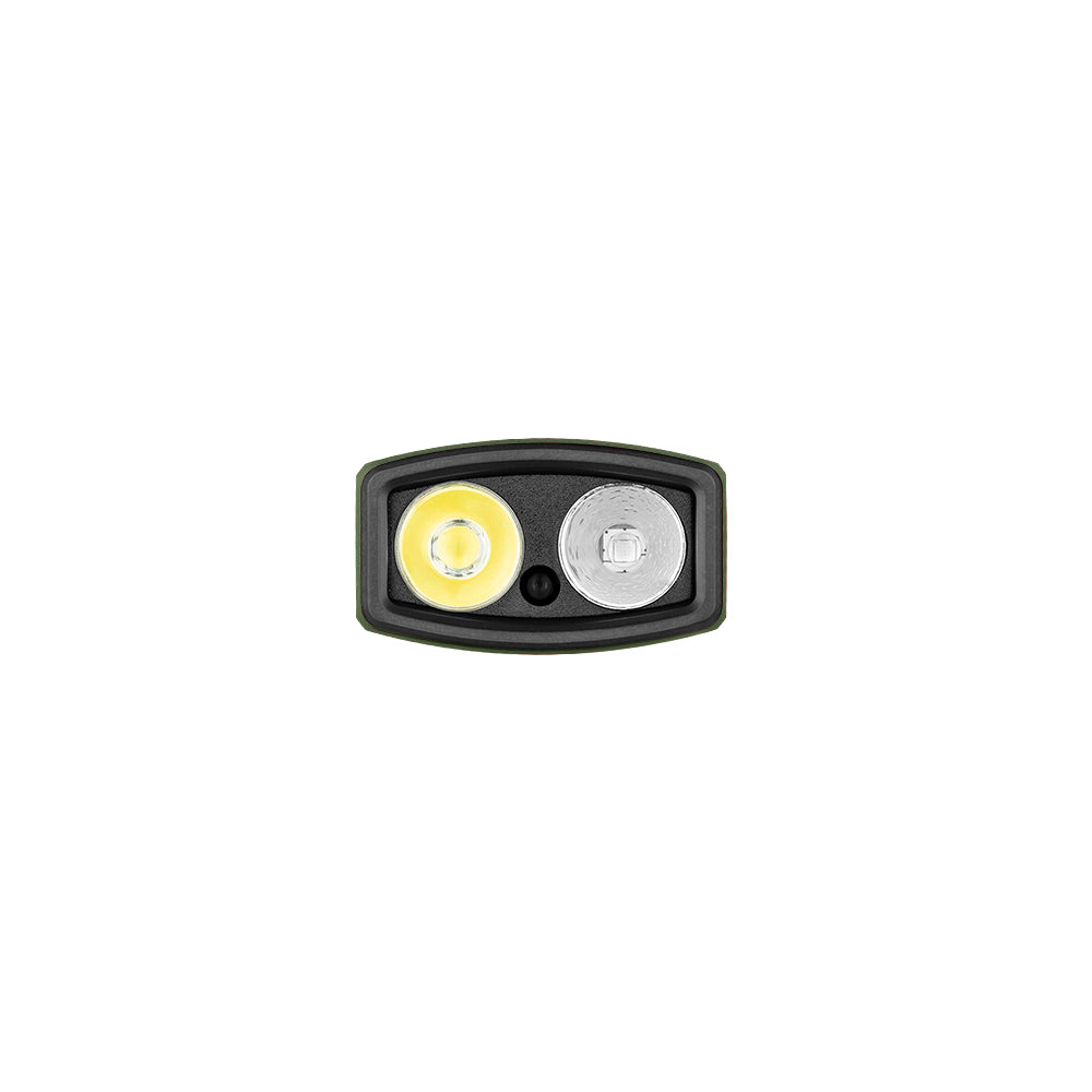 Olight Arkfeld Pro Flat Flashlight (1300 Lumen LED Light, Laser, and UV Light)