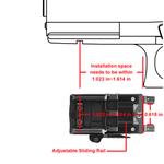 Olight Baldr Mini 600-lumen Rail Mounted LED Tactical Pistol Light with Red Laser