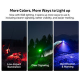 OLIGHT Oclip Pro S - Clip on Flashlight with Light, UV, and RGB Light, 600 Lumens Max