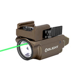 Olight Baldr Mini 600-lumen Rail Mounted LED Tactical Pistol Light with Green Laser