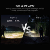 OLIGHT Oclip Pro S - Clip on Flashlight with Light, UV, and RGB Light, 600 Lumens Max