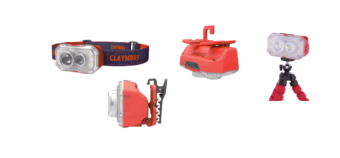 Claymore HEADY+ Rechargeable Headlamp