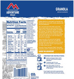 Mountain House Granola with Milk & Blueberries Freeze Dried Meal, 2 Servings, Pouch