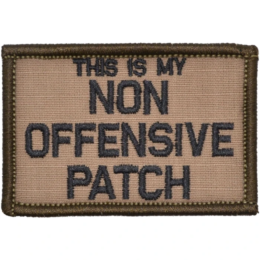 This Is My Non Offensive Patch 2"x3" Morale Patch